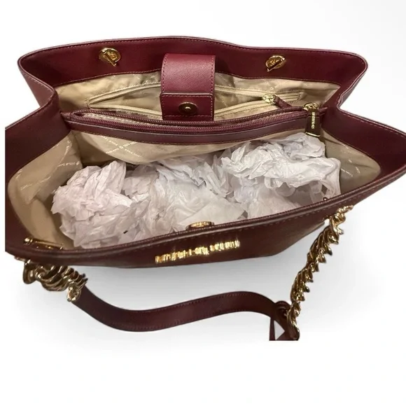 Sale‼️Michael Kors Saffiano Leather Shoulder Bag with Wallet Set -Preowned - Picture 5 of 14